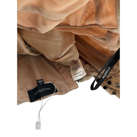 Majorelle 'Secrets' Brown Nylon Dress Size XS - Picture 4 of 4